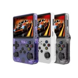 128G Open Source Video Game Console Linux System 3.5 Inch IPS Screen Orange Portable Pocket Video Player 64G 256G best Game