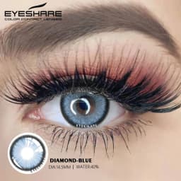 EYESHARE 1 pair Natural Colored Contact Lenses For Eye Swan Blue Eyes Color Lens Beauty Yearly Cosmetic Gray Contacts Lenses
