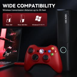 Wireless For Xbox 360 Controller Xbox 360 Slim/Elite/Winodow/PC Video Game Gamepad 6axis Joystick Dual Vibration 2.4G Gaming