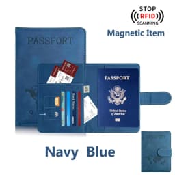 Passport Holder for Travel Essentials Passport Wallet Cover Case for Travel Accessories,Passport Book Holders for Women/Men