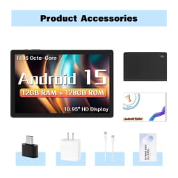 Paitanry Tablet Android 15 8000mAh 11 inch Tablets En Oferta 2025 with 12GB+128GB, Octa-core, 5MP+13MP Dual Camera