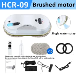 DIVEDEER White/Black Home Automatic No Spray or Water spray Window Cleaning Robot Intelligent Wipe High-rise Large Area Window