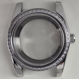 36mm/39mm Rose Gold Case Diamonds Bezel Sapphire Mod Parts NH34 NH35 NH36 NH38 NH39 NH70 NH72 ETA2824 PT5000 Movement