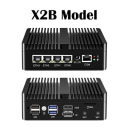 Topton Intel N150 Firewall Mini PC N5105 J6412 7305 4x2.5G I226 LAN Fanless Industrial Computer Server PfSense OPNsense Proxmox