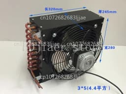 Condenser Copper Tube Cold Storage Refrigerator Freezer Water-cooled Cake Cabinet 1 Horse 1.5 Horse Oil Cooler