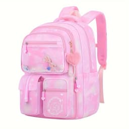 Girls 3Pcs School Backpack Set Sweet Cute Large Capacity Spine Protection Lightweight Children Primary Student Shoulder Bag