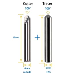 Carbide Dimple Cutter 90° 95° 100° milling cutter for Vertical Key cutting Machine to duplicate key Locksmith Tools