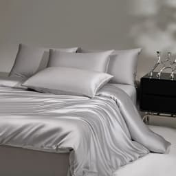 3/4pcs Mulberry Silk Bedding Set Duvet Cover Flat Sheet Pillowcase Set Natural Silk Single Queen King Duvet Set Gift Box