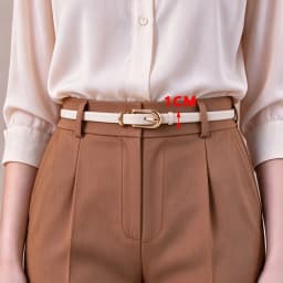 PU Leather Women Thin Belt Simple Solid Color Versatile Pin Buckle Thin Belt Dress Decoration Women Designer Belts NXD00
