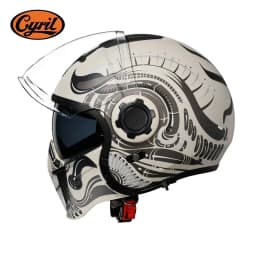 Modular Motorcycle Helmet Full Face Open Face Retro Helmets DOT ECE APPROVED CYRIL OP12A Capacete De Moto Masculino