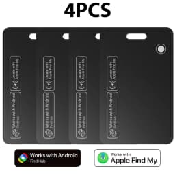 Wireless Charging Tracking Location Wallet Tracker Card Waterproof GPS Locator Work with IOS & Google Find My Bluetooth Tracker