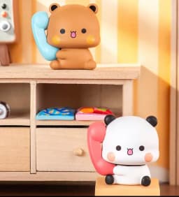 In Stock Genuine Bubu And Dudu Panda V3 Couple Daily Life Series Blind Box Trendy Model Toy Kawaii Doll Mystery Ornament Gift
