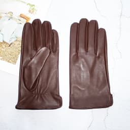Summer Driving Sheepskin Gloves Men's Thin Touch Screen Leather Unlined Fashionable and Simple Motorcycle Riding Gloves
