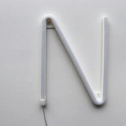 DIY Alphabet Letter Neon Light Sign & @ Number LED Night Light 22cm Height Decor Birthday Wedding Party Wall USB & Battery Case