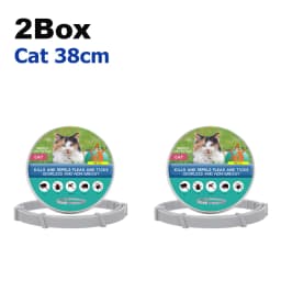 Flea Collar 8 Months Protection Pet Anti Flea Tick Neck Collar Natural Flea and Tick Prevention Collar for Dogs and Cats