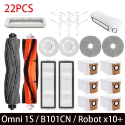 For xiaomi x10 plus accessories Mijia Omni 1S B101CN Robot Vacuum Main Side Brush Filter Mop Dreame L10s Ultra / S10 Pro Parts