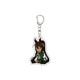 55MM Anime Pretty Derby Keychain Oguri Cap Special Week Silence Suzuka Tokai Teio Key Chain Acrylic Model Plate Christmas Gifts