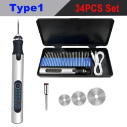 4.2V 5000-10000-18000r Electric Mini Grinder Engraving Pen Wireless Grinder Cordless Micro Rotary Tools Drill for Jewelry Metal