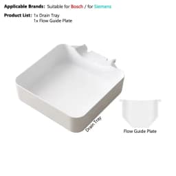 New Washing Machine Drainage Tray Drain Funnel Drip Tray for Cleaning Lint Filters Water Catch Tray Stops Floor Spills Parts