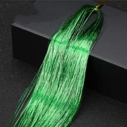 1 Pc Sparkle Shiny Hair Tinsel Hair Extensions Dazzles Women Hippie for Braiding Headdress Hair Braiding Tools Long 100cm