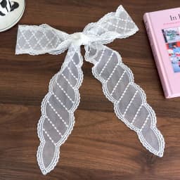 Super fairy lace headband women's versatile long bow tie hair rope forest style sweet tied hair ribbon long scarf waist belt