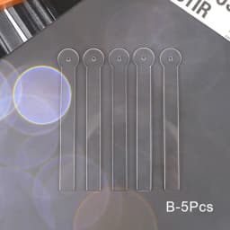 5Pcs Transparent Acrylic Earring Try On Stick Forecast Shop Special Tool Ear Stud Trial Display Holder Rack for Live Stream