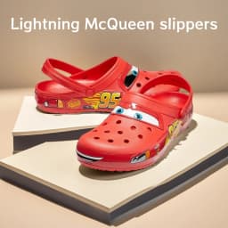 Lightning McQueen Pixar Red Slippers Outdoor Beach Anti Slip Sandals Closed Finger Picking Shoes Disney Home Casual Slipper Gift