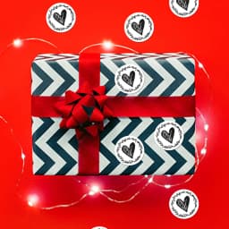 500pcs Heart Stickers 1 Inch Round Envelope Sealing Label for Wedding Party Invitation Card Gift Decor Tags