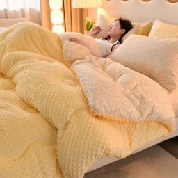 KDJEIKZ Microfiber Is Thickened by 3D Beanie Velvet to Protect the Warm Winter Blanket by Single Double Fall and Winter