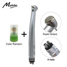 LED Dental Handpiece High Speed Push Button 3 Water Spray Light Ceramic Bearings Dentistry Tips Air Turbine High Rotation Pens