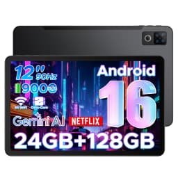 DOOGEE U12 Tablet PC 24GB 128GB Gemini AI 12'' FHD+ Screen Unisoc T7255 9000mAh Battery 7.8mm Ultra-thin Android 16 Smart Pad