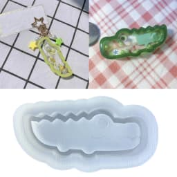 Resin Shaker Molds Silicone Resin Casting Molds Epoxy Quicksand Molds for DIY Pendant Charms Jewelry Making Accessories