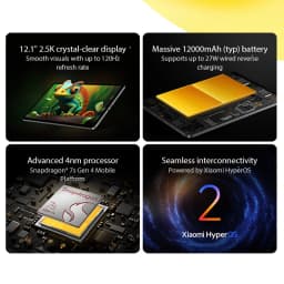 Global Version Xiaomi Redmi pad 2 pro WiFi Tablet Snapdragon 7s Gen 4 Processor 12.1" 2.5K 120Hz Display 33W 12000mAh Battery