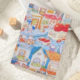 Fromthenon Fabric Notebook Cover Planner Case Cover Protective Shell Journal Cover Protector Office Stationery Supplies