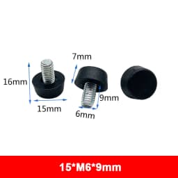 M6 M8 M10 Adjustable Leveling Chair Leg Feet Furniture Mat Screw-in Base Sofa Bed Cabinet Table Floor Protector Anti-slip Pad