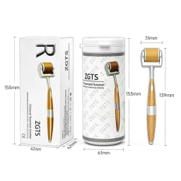 1/2/4pcs ZGTS192 Derma Roller Beauty 192pin Micro Needles Dermaroller Skin Care Tool for Face Body Hair Microneedle Reusable