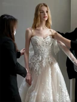 Customzied Wedding Dress Newest A Line For Bride Sweetheart With Detachable Jacket Full Sleeves Plus Sizes Vestidos De Novias