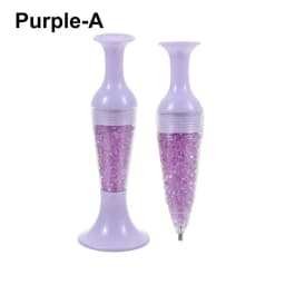 Crafts Crystal Cross Stitch Flower Pot Shape Point Drill Pen 5D Diamond Painting Standable Diamond Painting Tool