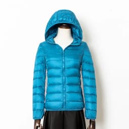 Women's Lightweight Casual Hooded Down Jacket Autumn Winter Minimalist Short Down Coats Female Solid Color Zipper Warm Outerwear