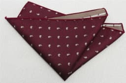 Classic Pasiley Pocket Square Mens Formal Business Black White Handkerchief Wedding Party Suit Accessories Daily Neckwear Cravat