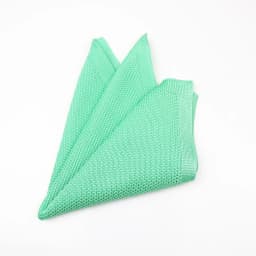 2025 Winter Design Mens Knitted Pocket Square Khaki White Solid Color Handkerchief Wedding Groom Suit Accessories Daily Hanky