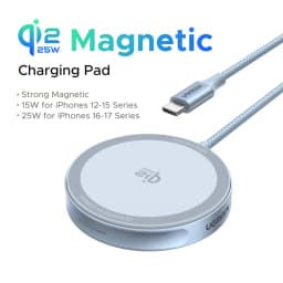 UGREEN Magflow Qi2 25W Wireless Charging Pad With Built-in Stand For iPhone 17 16 Pro Max Fast Charging Phone Charger