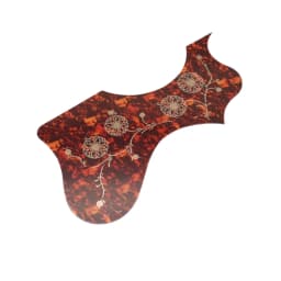 EJ200 Left and Right Hand Folk Acoustic Guitar Protection Pickguard Anti-scratch Plate With Gold Flower Pattern