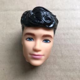 1/6 Scale Male Doll Head with Super White Beige Brown Skin for DIY Makeup Practice Collectible Figure Accessory Part