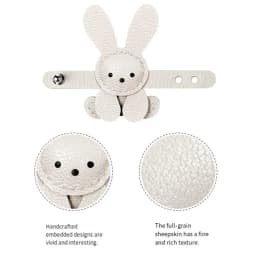New Little White Rabbit Bags Charm Cute White Pendant Bag Decoration Accessory Handmade Adjustable Cute Bunny Bags Pendant Decor