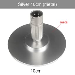 3XLR Black Suction Cup M6 M8 M10 Connector Suction Cup Adapter for Telescopic Linear Actuator Attachments Parts 100mm/120mm