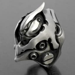 Domineering Tiger Eye Stone Rings Irregular Special-shaped Goth Punk Rings Engagement Wedding Ring Party Jewelry Accessories