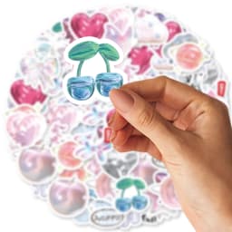 46pcs Love Balloon Cute Graffiti Stickers Decorated Notebook Water Cup Diary Suitcase Guitar Classic Toy Scrapbook DIY Decal