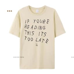 Drake If You’re Reading This It’s Too Late Vintage Men T-shirt Hip Hop Cotton Men T shirt New Tee Tshirt Womens Tops Oversized