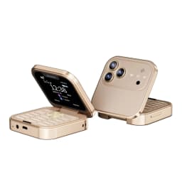 2026 NEW SERVO I18 Pro Flip Mobile Phone 4G LTE Type-C Call Recording FM Radio Blacklist Dual SIM 1.77' Mini Fold Cellphone